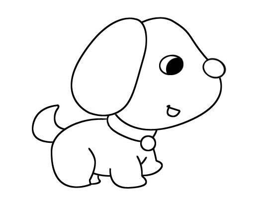 小狗简笔画图片大全 怎样画小狗