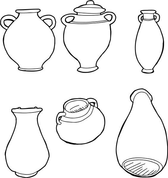 花瓶简笔画图片大全 幼儿园花瓶简笔画图片大全