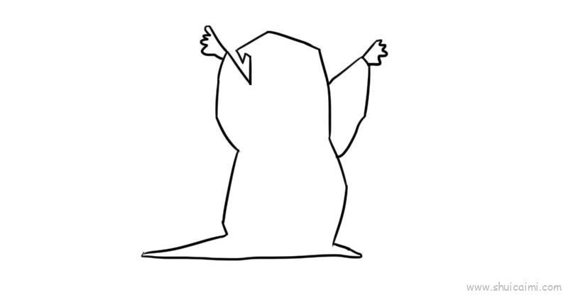 小鬼怪儿童画怎么画 小鬼怪简笔画图片大全