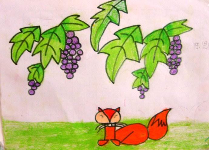 狐狸的夏天图片简笔画 彩色狐狸简笔画怎么画