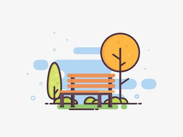 公园简笔画 公园简笔画简单又漂亮