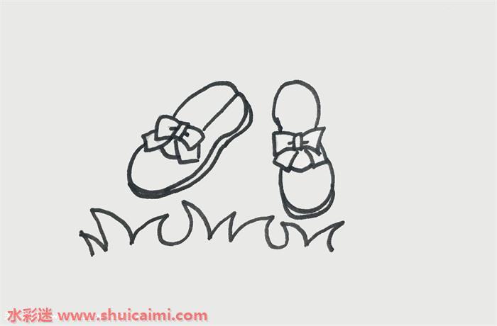 动漫鞋子怎么画？正面的动漫鞋子画法图解