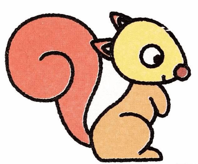 小松鼠简笔画 小松鼠简笔画可爱又简单