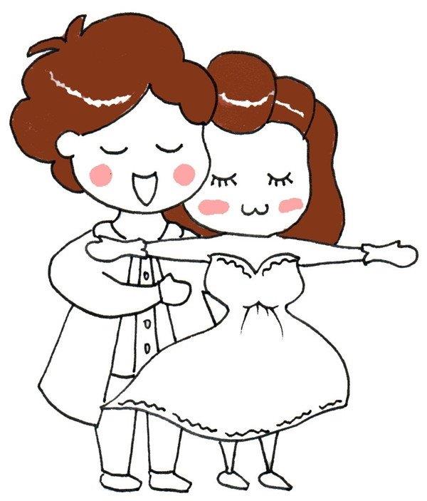 新郎和新娘简笔画怎么画 新郎和新娘简笔画好看