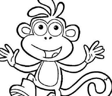 猴子简笔画 猴子简笔画简单
