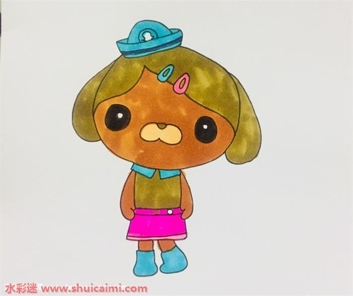 达西西怎么画 达西西简笔画简单好看