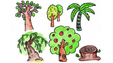 树的简笔画 树的简笔画大树