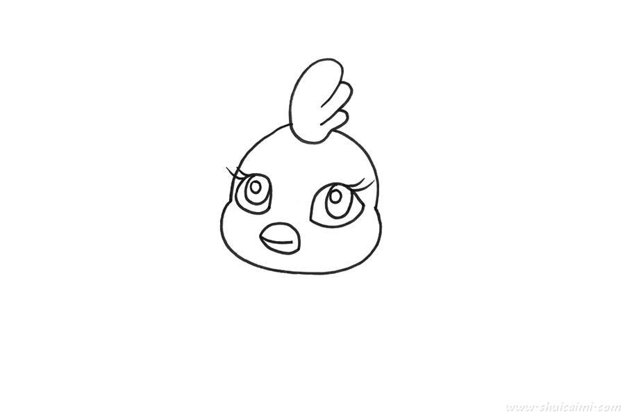 孔雀怎么画 孔雀简笔画图片带颜色