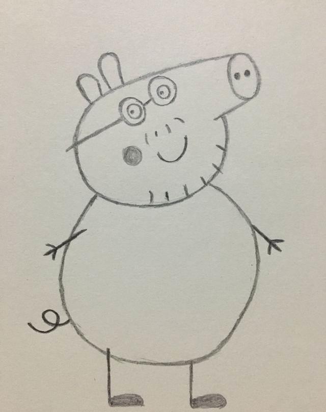 简笔画猪 简笔画猪可爱