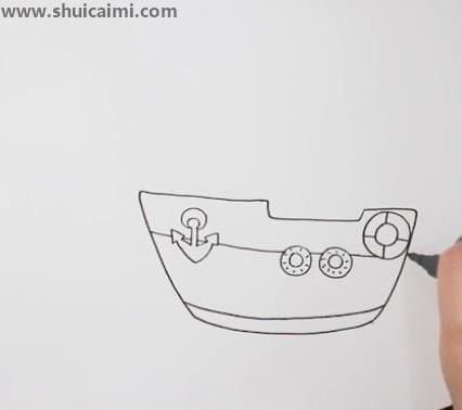 轮船简笔画怎么画 轮船简笔画图片