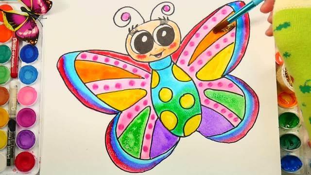 蝴蝶简笔画彩色 画蝴蝶怎么画