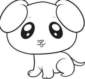 卡通动物简笔画 卡通动物简笔画可爱呆萌