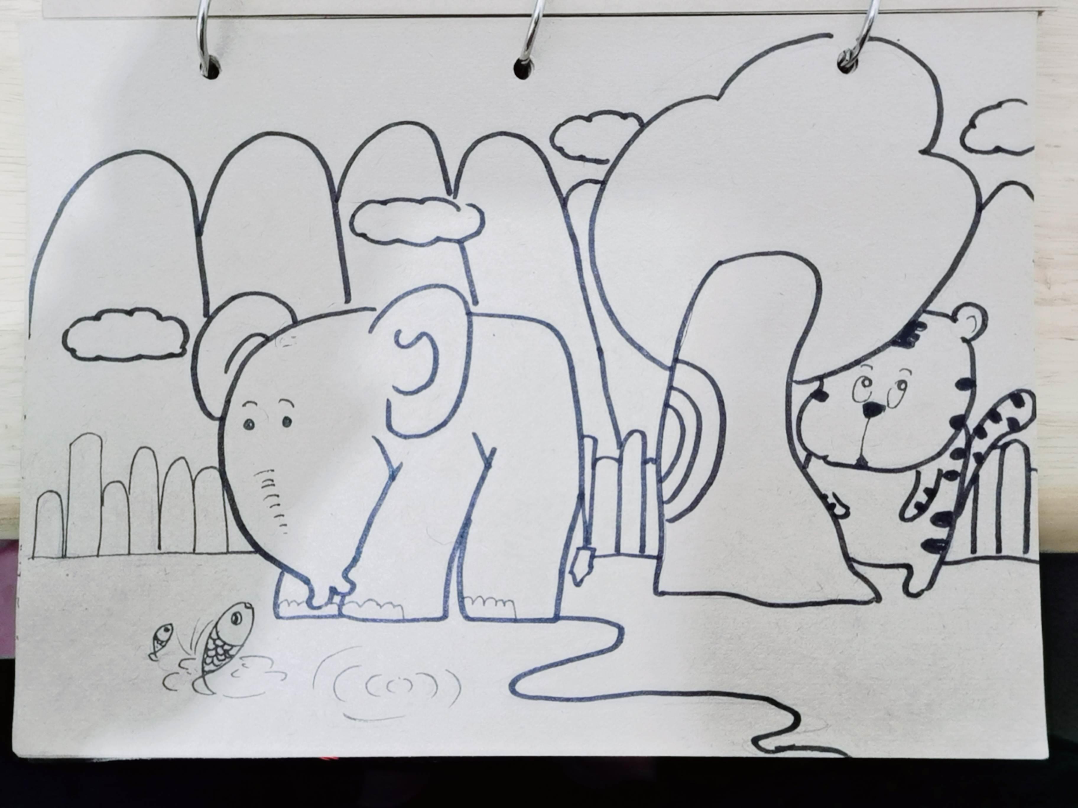 动物图片简笔画 动物图片简笔画带颜色