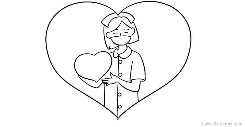 抗疫儿童画怎么画 抗疫简笔画顺序