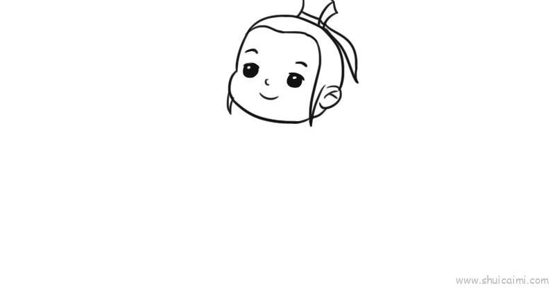 屈原儿童画怎么画 屈原简笔画图片大全