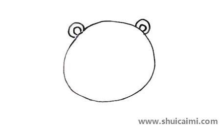 超萌小狮子儿童简笔画