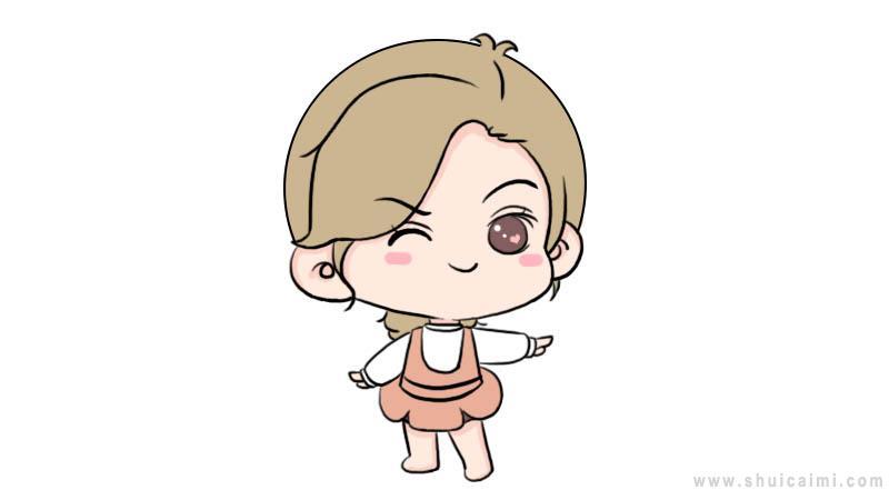 人物少女简笔画怎么画 人物少女简笔画简单又好看