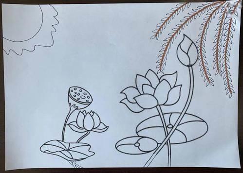 诗配画图片大全简笔画 诗配画图片简笔画