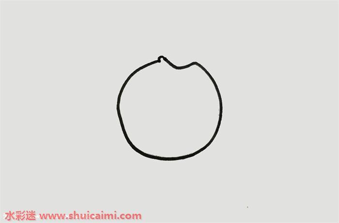 橙子怎么画 橙子简笔画图片彩色