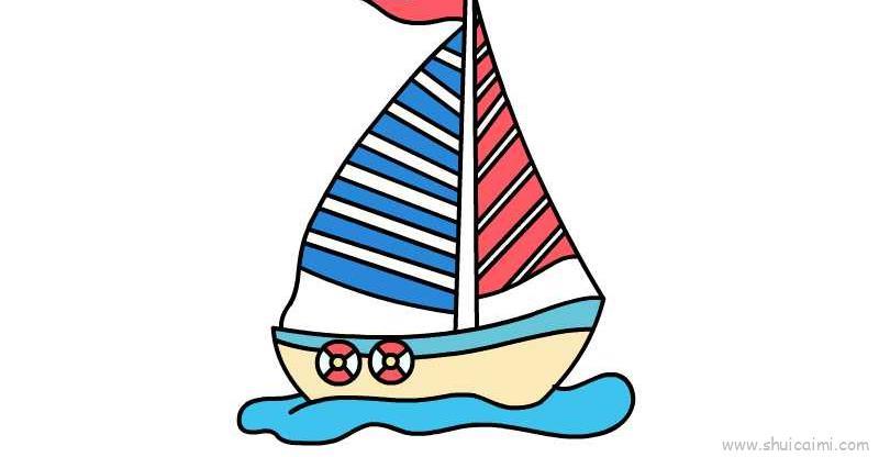 轮船儿童画怎么画 轮船简笔画图片