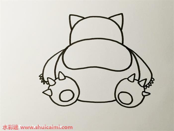 神奇宝贝卡比兽怎么画 神奇宝贝卡比兽简笔画简单易画