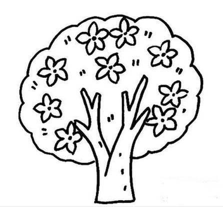花草树木简笔画图片大全 花草树木简笔画图片大全风景