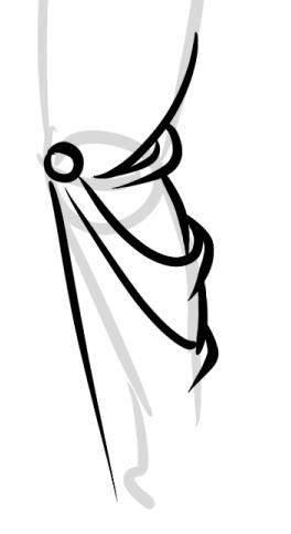 打结衣服简笔画 打衣服教程简笔画