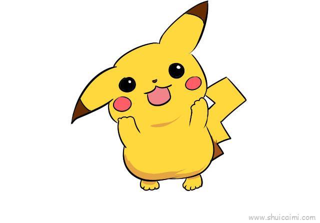 比卡丘儿童画怎么画 比卡丘简笔画简单