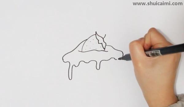 蛋糕简笔画怎么画 蛋糕简笔画图片