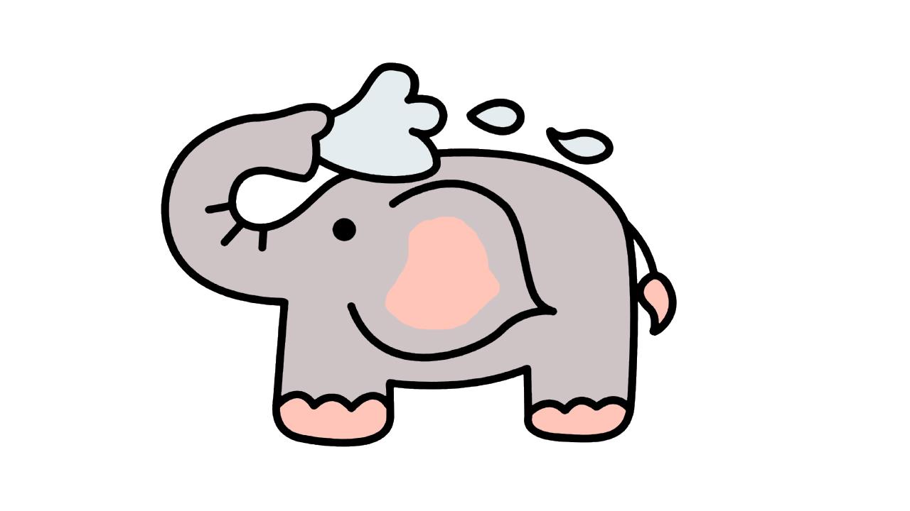 大象简笔画怎么画 大象简笔画画法