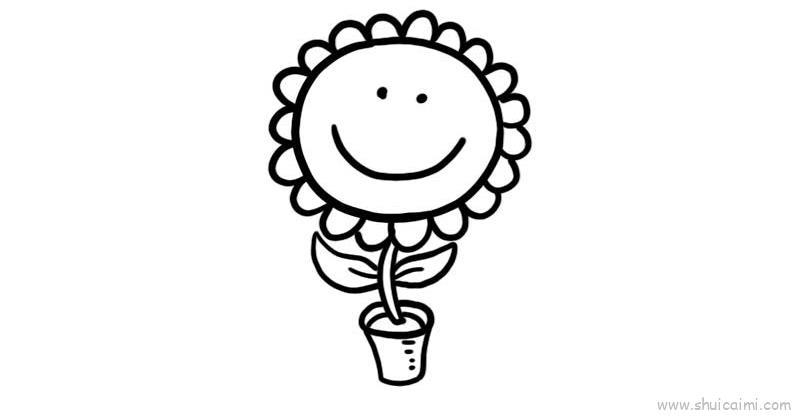 儿童花朵儿童画怎么画 儿童花朵简笔画简单