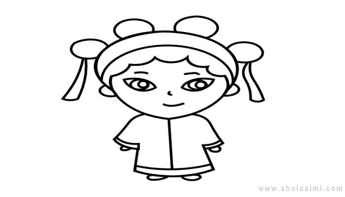 花旦手绘简笔画怎么画 花旦手绘简笔画好看