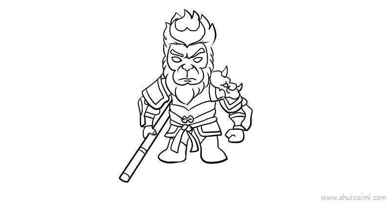 孙悟空儿童画怎么画 孙悟空简笔画好看