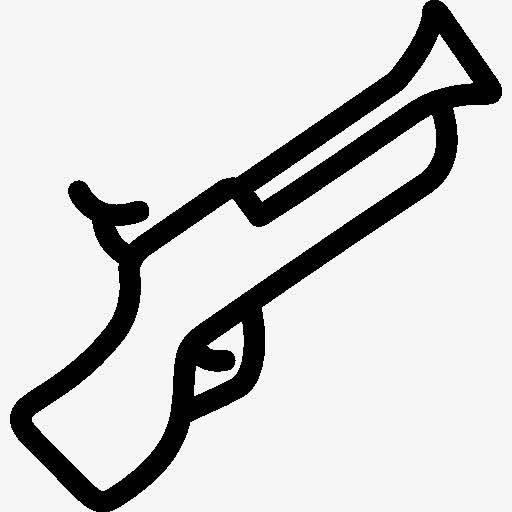 枪简笔画图片大全大图 枪简笔画图片大全大图有颜色