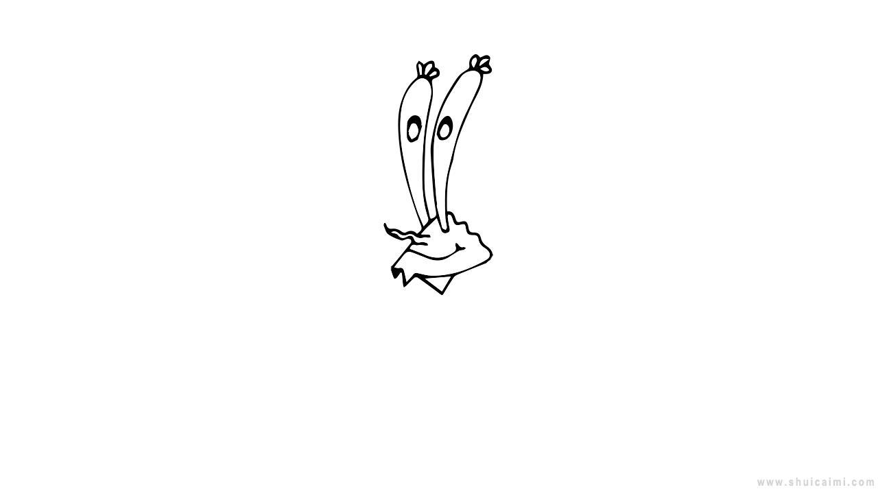 蟹老板简笔画怎么画 蟹老板简笔画顺序