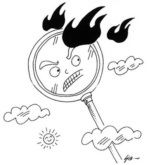 生气的表情简笔画 生气的表情简笔画图片