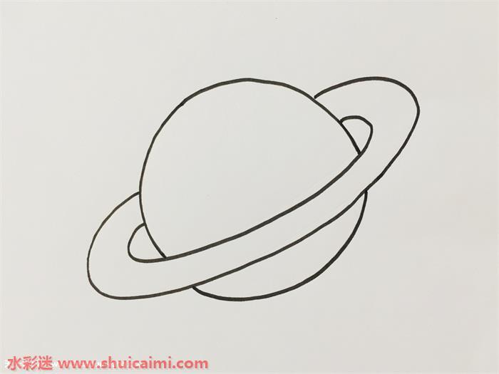 星球怎么画 星球简笔画简单又漂亮彩色