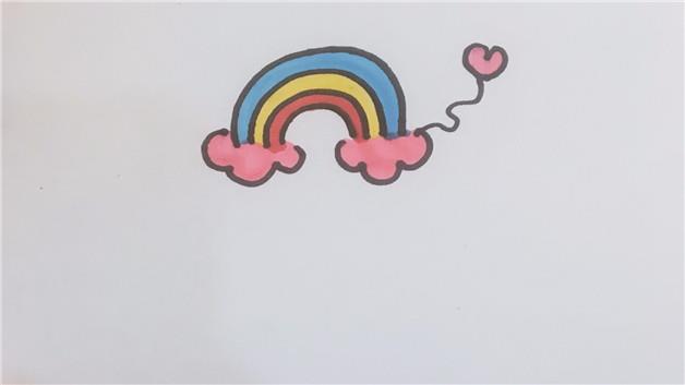 彩虹简笔画怎么画 彩虹简笔画简单又好看