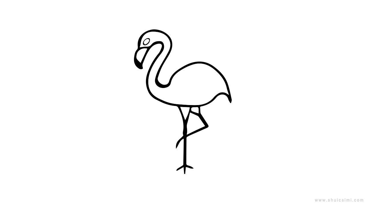 白鹤简笔画怎么画？简单又好看的白鹤简笔画步骤分享