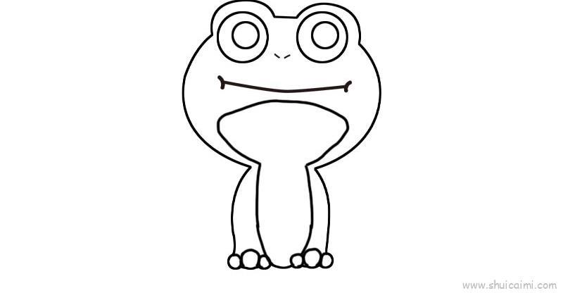 青蛙儿童画怎么画 青蛙简笔画图片