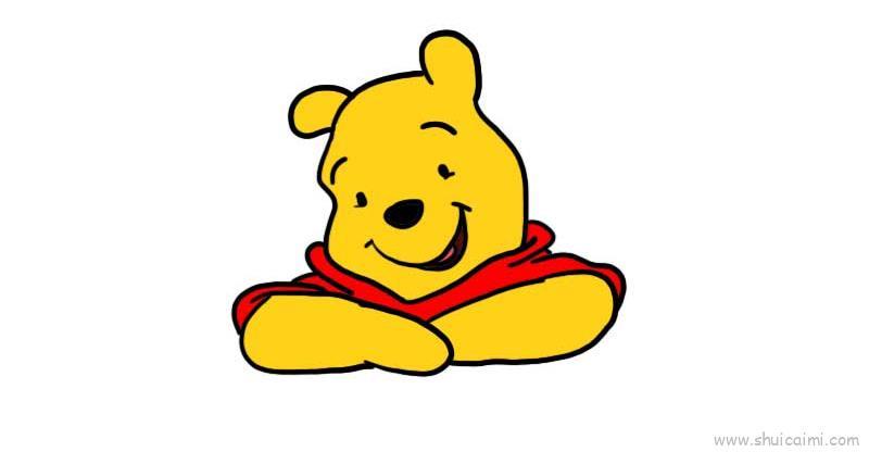 维尼熊儿童画怎么画 维尼熊简笔画顺序