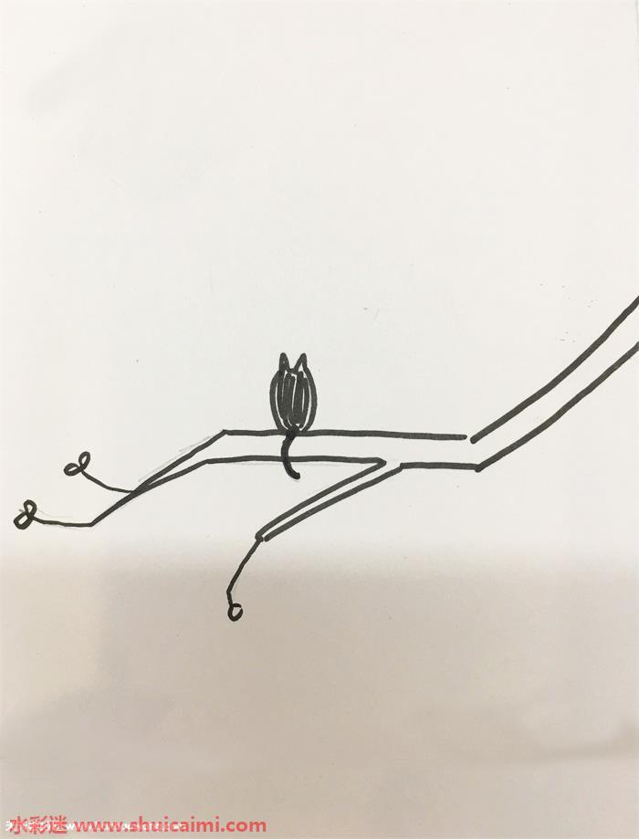 4个步骤教你用马克笔怎么画星空风景画