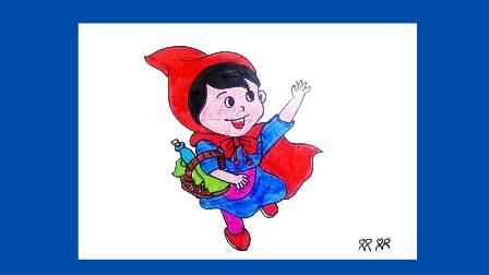 小红帽简笔画图片大全 小红帽简笔画图片大全狼外婆