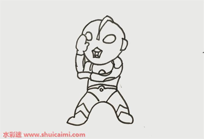 杰克奥特曼怎么画 杰克奥特曼简笔画图片大全