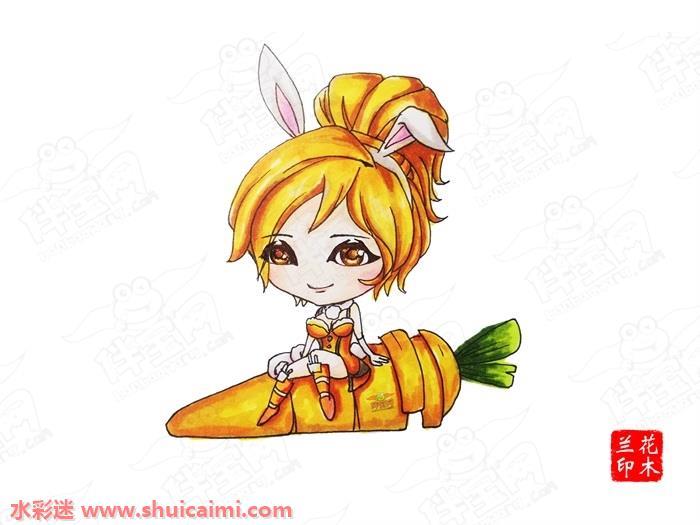 王者荣耀q版人物怎么画 王者荣耀q版人物简笔画步骤