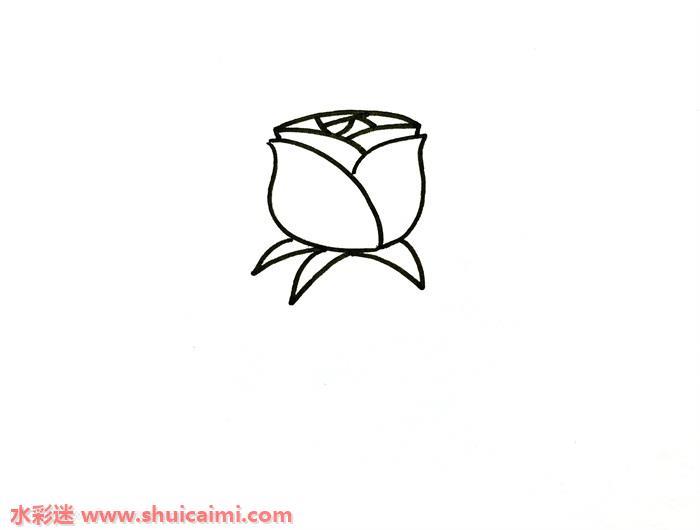 玫瑰花怎么画 儿童画玫瑰花简笔画步骤