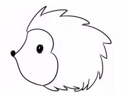 小刺猬简笔画图片大全 小刺猬简笔画图片大全大图