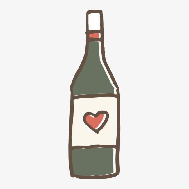 酒瓶简笔画图片 酒瓶简笔画怎么画