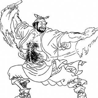 李逵简笔画 李逵简笔画简单