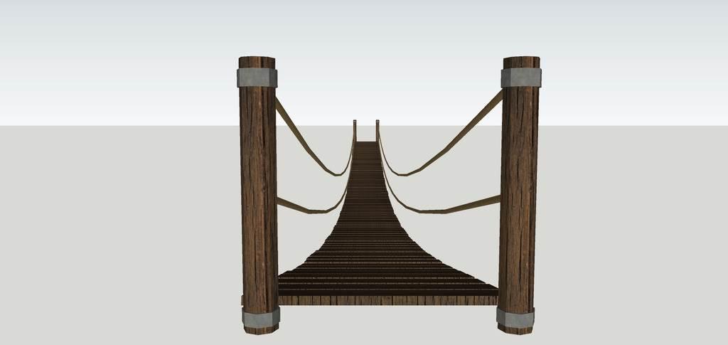 木桥简笔画 过独木桥简笔画